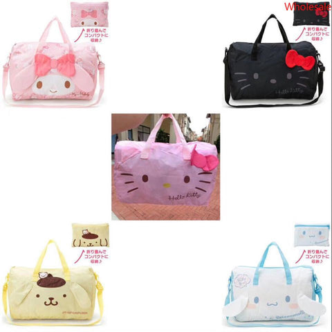 Cartoon Travel Bag, Handbag, Crossbody Luggage Bag, Adjustable Trolley Case