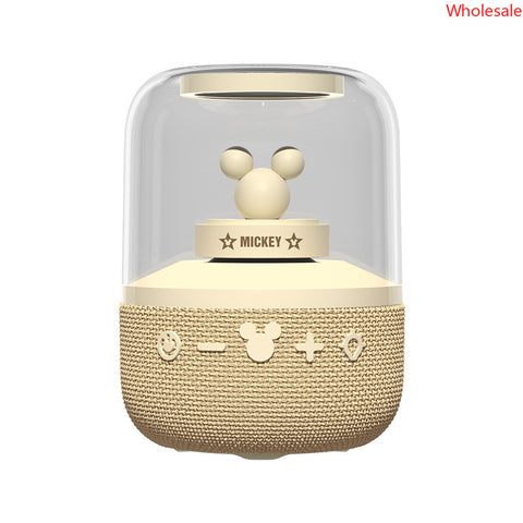 Disney AI Built-in Small Bluetooth Speaker with Colorful Light Effect Wireless Series Connection