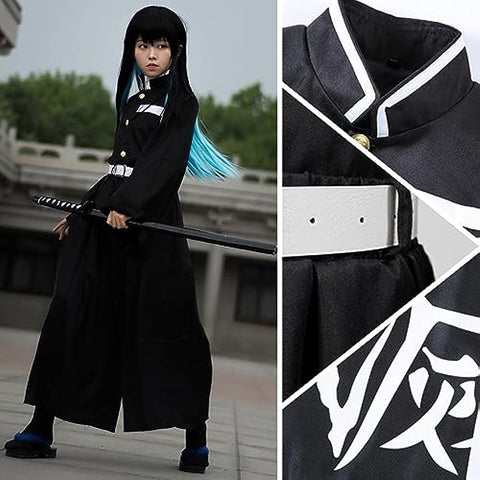 Kids Muichiro Cosplay Costume for Boys Muichiro Tokito Uniform Kimetsu no Yaiba Outfit