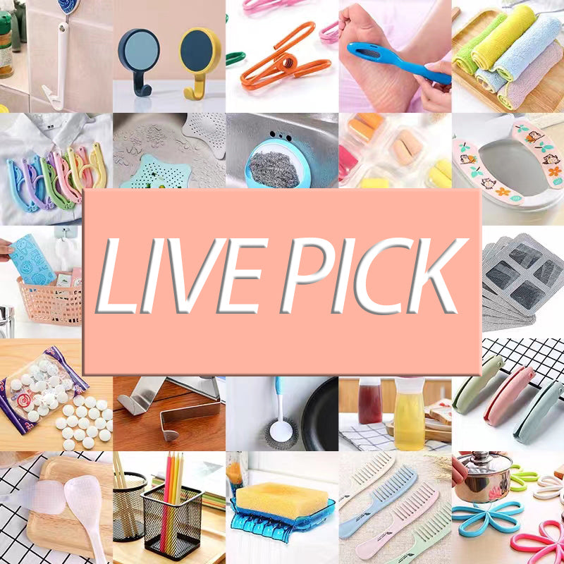 B1 LIVE PICK - You Can Choose Whatever You Like - Cute Household Office Home Water Bottle Blanket Pens Towel Storage Box Etc