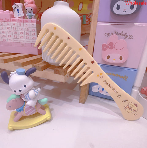 Cartoon Wide Toothed Comb Curly Hair Comb Large Toothed Comb