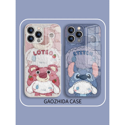 Strawberry Apple Mobile Phone Case Kuromi My Melody Sanrio iPhone Case For IPhone 11-15 Pro Max