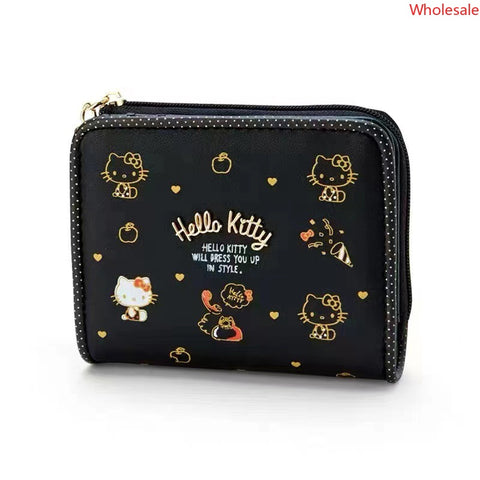 Sanrio Wallet PU Leather Lace Zipper Card Wallet Short