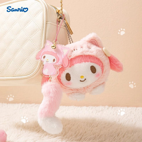 Synchronous Sale&quot; Sanrio Sanrio PaPa Meow Series HelloKitty Cinnamoroll Doll Pendant