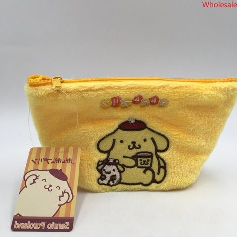 Sanrio Family Plush Coin Purse Zippered Storage Bag