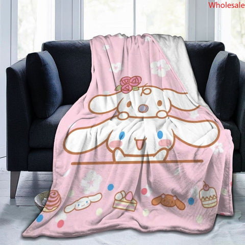 Cinnamoroll Blanket, Air Conditioning Nap Cover Blanket, Multifunctional Office Blanket, Sofa Blanket