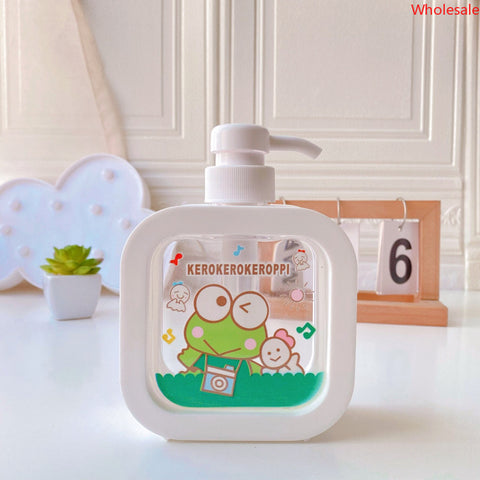 Sanrio Household Lotion Bottle 300ML Press Large Capacity Washing Liquid Bath Milk Separate Bottle