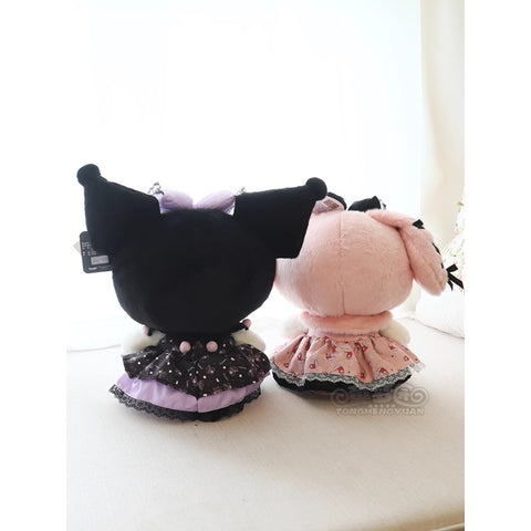 Sanrio Authentic Authorization Kuromi Plush Toy Melody Doll Children's Sleep Pillow Doll Gift Girl