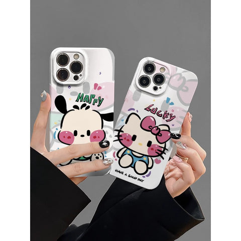 New Lovely Cartoon Cute Sanrio iPhone Case Full Body Protective Case For IPhone 11-15 Pro Max