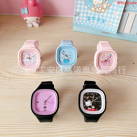 Sanrio Watch Simple, Trendy, and Creative Silicone Student Children's Watch