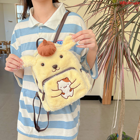 Sanrio Backpack Plush Doll Bag Fashion Trend Student Backpack