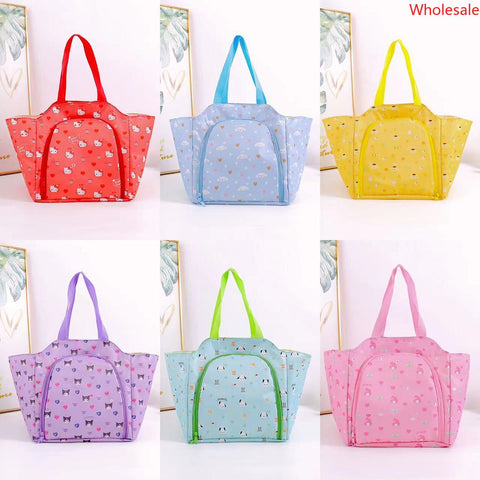 Sanrio High Capacity Drawstring Supermarket Shopping Bag Shoulder Bag Handheld Mommy Bag Shoulder Bag