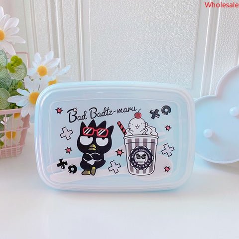 New Sanrio Crisper Box, Dice-sealed Lunch Box, Refrigerator Storage Box, Student Lunch Box