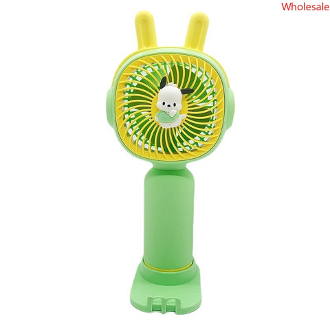 Sanrio Convenient Small Fan with Mobile Phone Rack Big Wind USB Charging 61 Gift