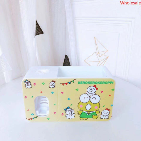 Sanrio Squeeze Toothpaste Artifact Automatic Non-punching Toilet Toothbrush Shelf Household Wall Mounted Extruder