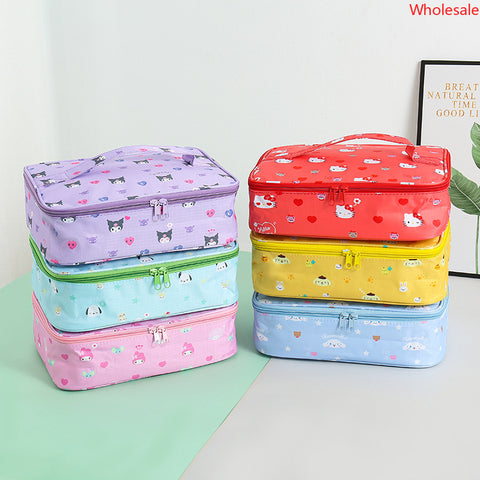 Sanrio Large Waterproof Square Insulation Bag Lunch Bag Fresh Ice Bag Student Lunch Bag Picnic Bag