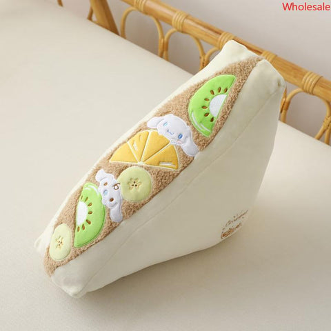 Sanrio Cute Fruit Sandwich Modeling Pillow Cushion Children&#039;s Birthday Gift Girl