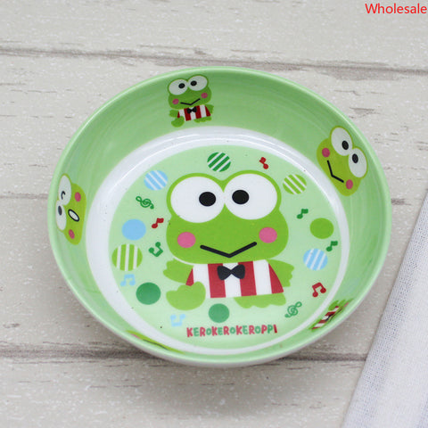 Sanrio Tableware 5-inch Snack Plate Cartoon Cute Creative Fruit Plate Anti Drop Melamine Imitation Porcelain Round Plate