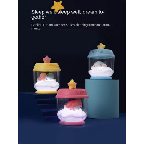 MINISO MINISO Creative Excellence Product Sanrio Jade Guigou Melody Dream Catcher Jar Luminous Decoration Home Birthday Gift