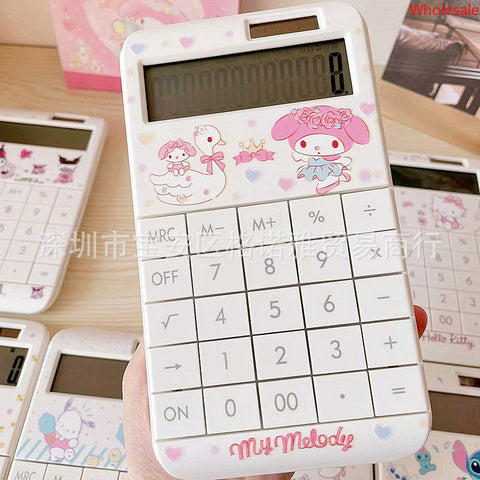 Sanrio Learns Calculator, Accounting, Special Office, Business, Creative Solar Computer