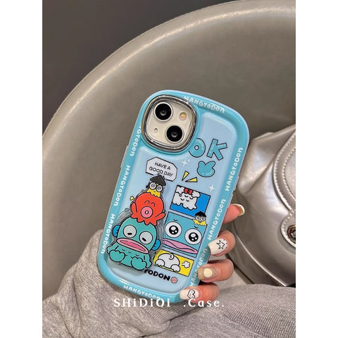 Cute Cartoon Apple Mobile Phone Case Kuromi My Melody Sanrio iPhone Case Full Body Protective Case For IPhone 11-15 Pro Max