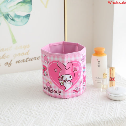 Sanrio Desktop Debris Remote Control, Mobile Phone Storage Rack, Small White Pen Holder, Large Capacity Stationery Storage Box