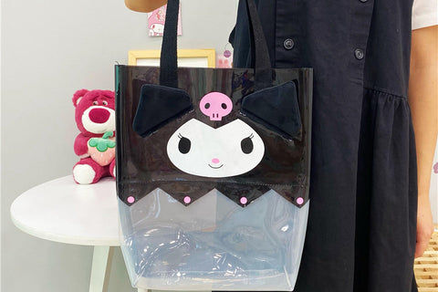 2023 New Casual Joker Jelly Bag Cute Transparent Large-capacity Bag Student Shoulder Bag