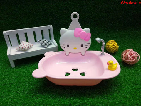 HK Cute Soap Rack Girl Heart Bathroom Toilet Wall Mounted Drain Soap Dish