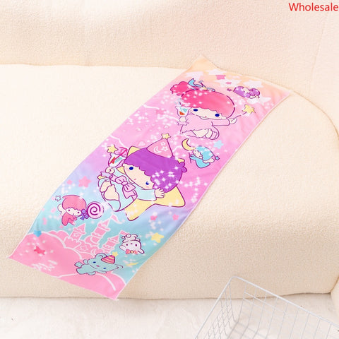 Sanrio Sports Cold Towel Cooling Sweat Absorption Towel Cold Towel Beach Towel Running Yoga Speed Dry Ice Towel.