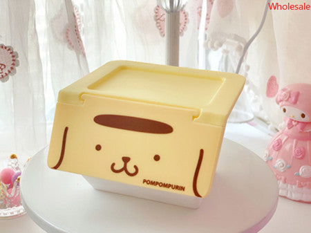 Folding Storage Box of Student Dormitory Desktop Sanrio Sundries Box Can Be Stacked with Multi-layer Sorting Box Storage Box