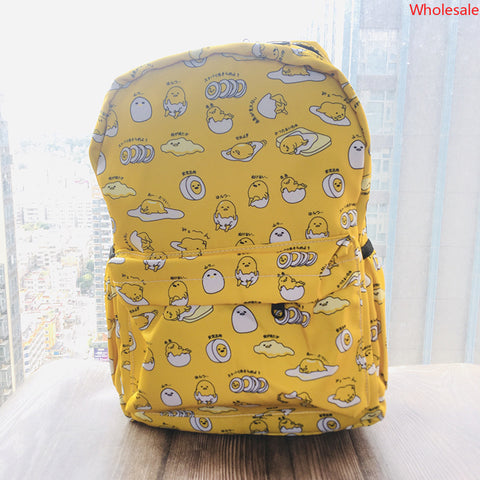 Gudetama School Bag, Backpack, Cute Large Capacity School Bag