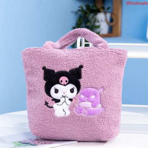 Sanrio Casual Shoulder Bag Large Capacity Handbag Plush Handbag