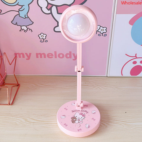 Sanrio Student Dormitory Desk Lamp LED Foldable USB Children&#039;s Reading Eye Protection Lamp