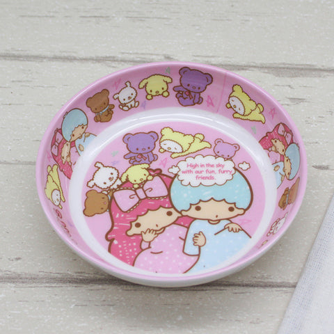 Sanrio Tableware 5-inch Snack Plate Cartoon Cute Creative Fruit Plate Anti Drop Melamine Imitation Porcelain Round Plate