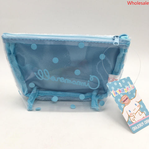 Sanrio Family Plush Coin Purse Zippered Storage Bag