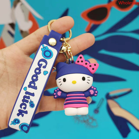 New Sanrio Car Key Chain Cute Doll Doll Machine Pendant Small Gifts.