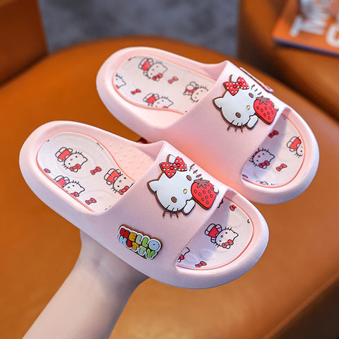 Sanrio Sandals and Slippers Summer Girls Indoor Bath Non-slip Baby Home Boy Drag.