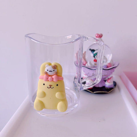 Sanrio Children's Cartoon Transparent Mouthwash Toothbrush Cup Couple Home Drinking Water