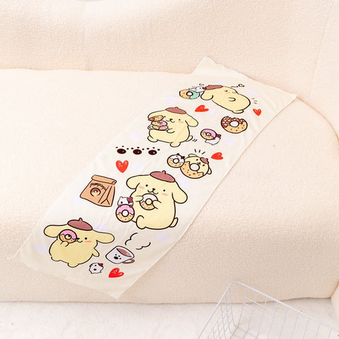 Sanrio Sports Cold Towel Cooling Sweat Absorption Towel Cold Towel Beach Towel Running Yoga Speed Dry Ice Towel.