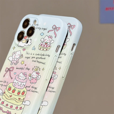 Cartoon Hellokitty Cat Cute Cute Sanrio iPhone Case Full Body Protective Case For IPhone 11-15 Pro Max