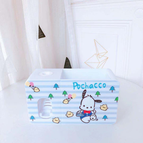 Sanrio Squeeze Toothpaste Artifact Automatic Non-punching Toilet Toothbrush Shelf Household Wall Mounted Extruder