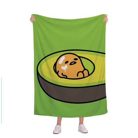 Gudetama King Blanket Camping Travel Blanket Cartoon Blanket Amazon New Cross border Popular Flannel Blanket