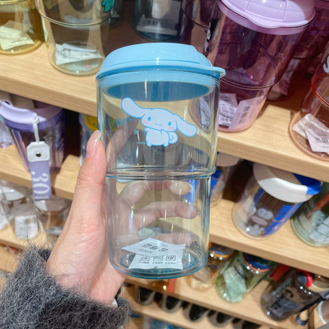 MINISO MINISO Excellent Product Sanrio Instant Cold Extraction Coffee Cup 500mL Disney Transparent Cartoon Water Cup