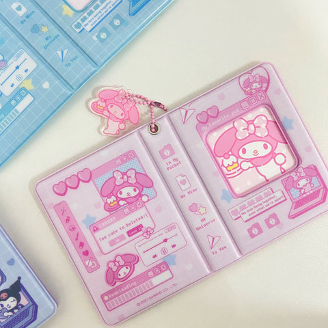 Sanrio Cartoon Album Star Chasing Small Card Storage Book Cartoon Goo Card Storage Book