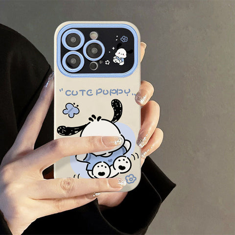 Sanrio Pochacco Soft iPhone Cases Suitable for iPhone X-15 Pro Max