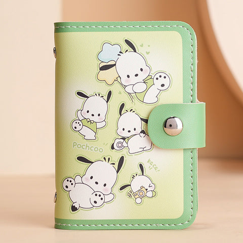 Sanrio Card Bag with Large Capacity, Multiple Card Positions, Anti Demagnetization, and ID Card Holder