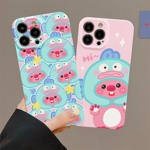 Silicone Cute Sanrio iPhone Case Full Body Protective Case For IPhone 11-15 Pro Max