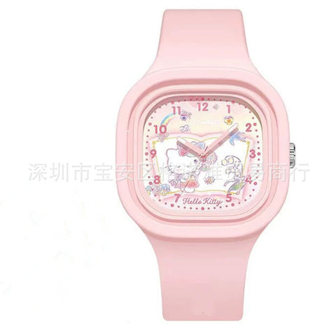 Sanrio Watch Simple, Trendy, and Creative Silicone Student Children's Watch