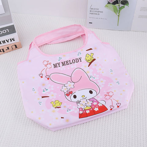 Large Cartoon Kimono Series Insulation Bag Bottle Beer and Beverage Constant Temperature Bag Lunch Box Bag Ice Pack Picnic Bag