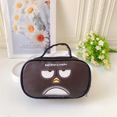 Sanrio Portable Makeup Bag Girl Heart Storage Bag Travel Makeup Bag Stationery Box Pencil Bag